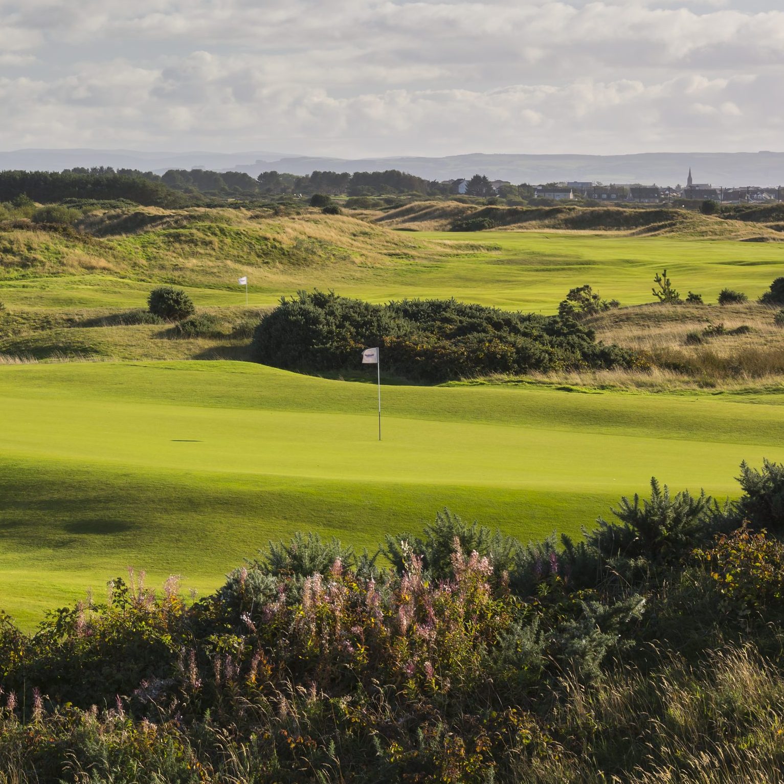 Spectators on the course